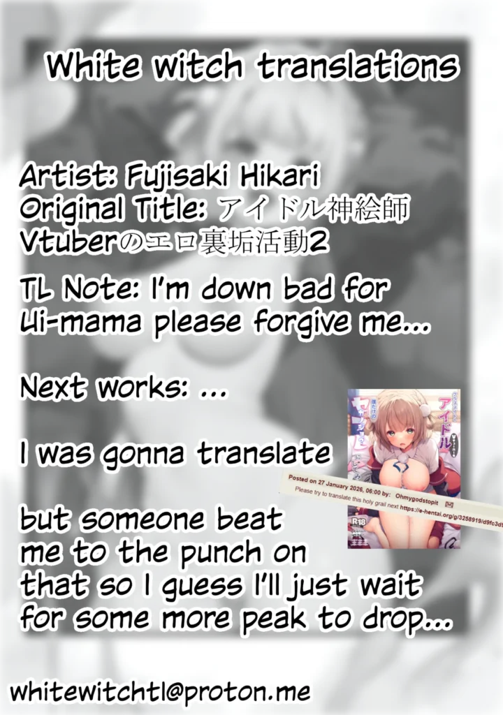 Idol Goddess Artist VTuber's Lewd Secret Account Activities 2 79 Idol Goddess Artist VTuber's Lewd Secret Account Activities 2 78